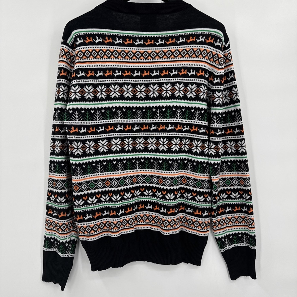 Draft Kings Mens‎ Ugly Christmas Sweater Size Large Pullover Crew Neck Holiday - Picture 2 of 9